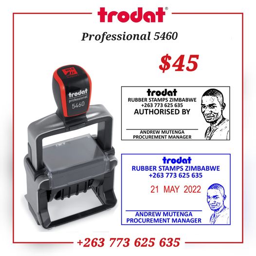 Trodat Professional 5460 Company Stamp and date stamp