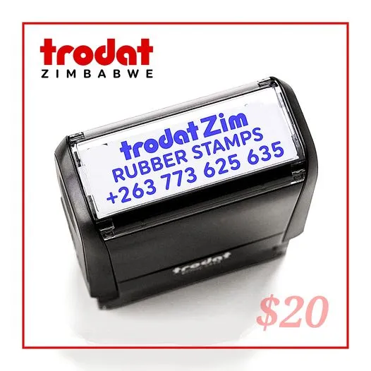 Rubber Stamps Trodat Printy 4913 Company Stamp Zimbabwe